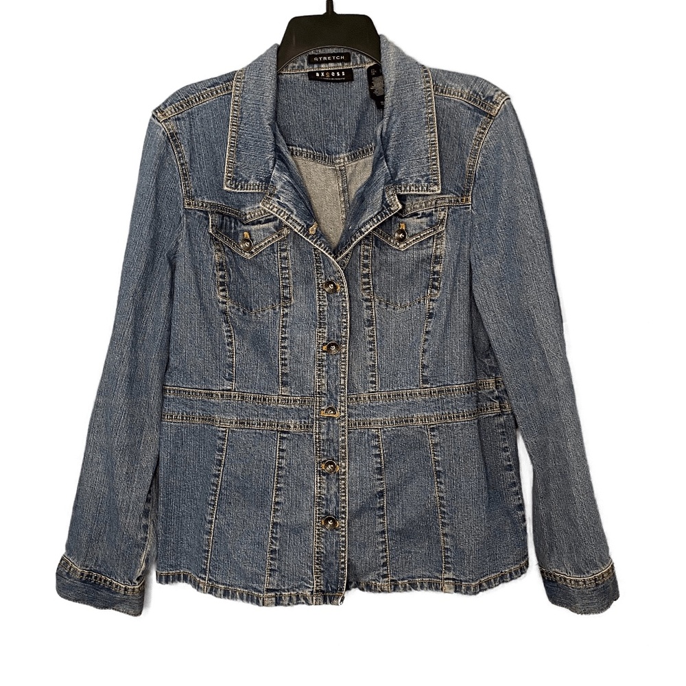Axcess Liz Clairborne Company Denim Jean Jacket - Sz XL
